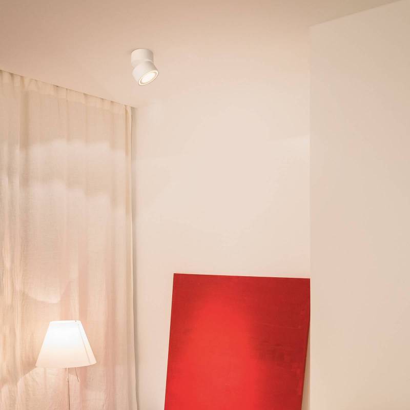 Egger DLS LED-Deckenspot Clippo, dim-to-warm, weiß/gold von Egger Licht