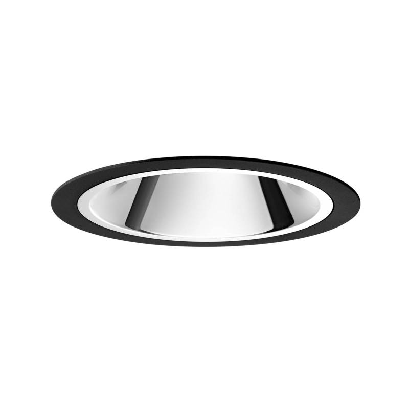 Egger DLS Einbauleuchte Centro schwarz Ø 11,5 cm 3.000 K 75° von Egger Licht