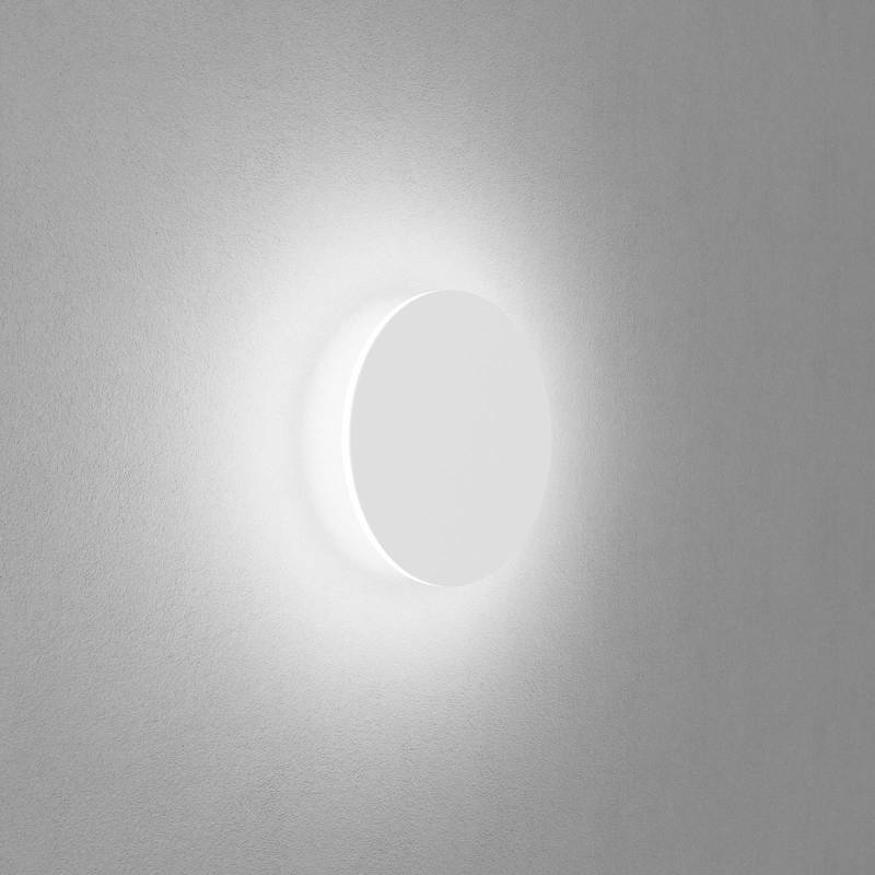 Egger DLS LED-Wandleuchte Orbit, weiß, Ø 25 cm, Alu, 2.700 K von Egger Licht