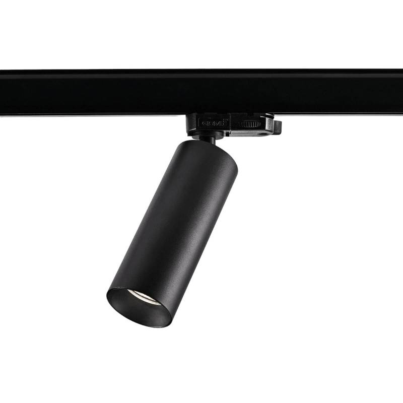 Egger DLS Schienenspot Reed S, dim-to-warm, schwarz, 15° von Egger Licht