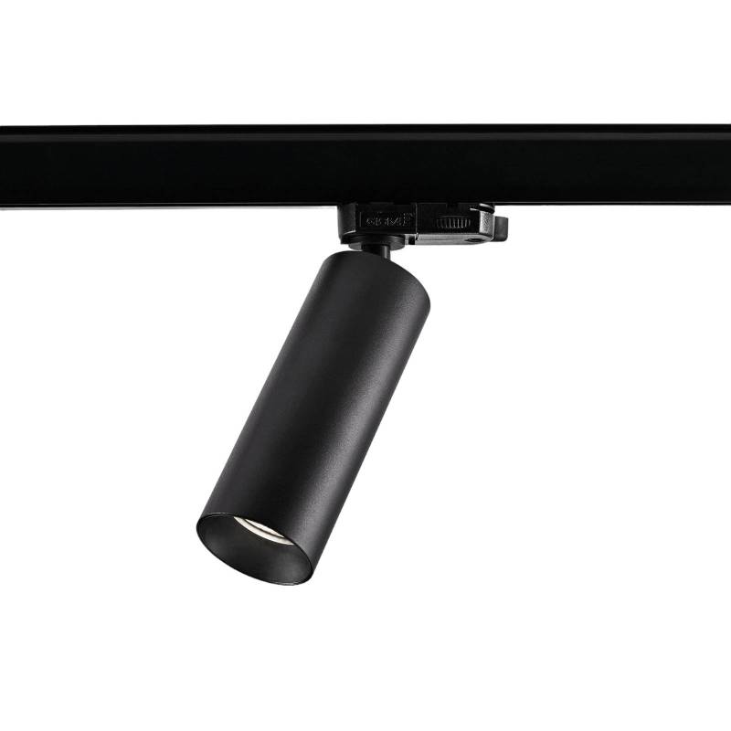 Egger DLS Schienenspot Reed S, dim-to-warm, schwarz, 30° von Egger Licht
