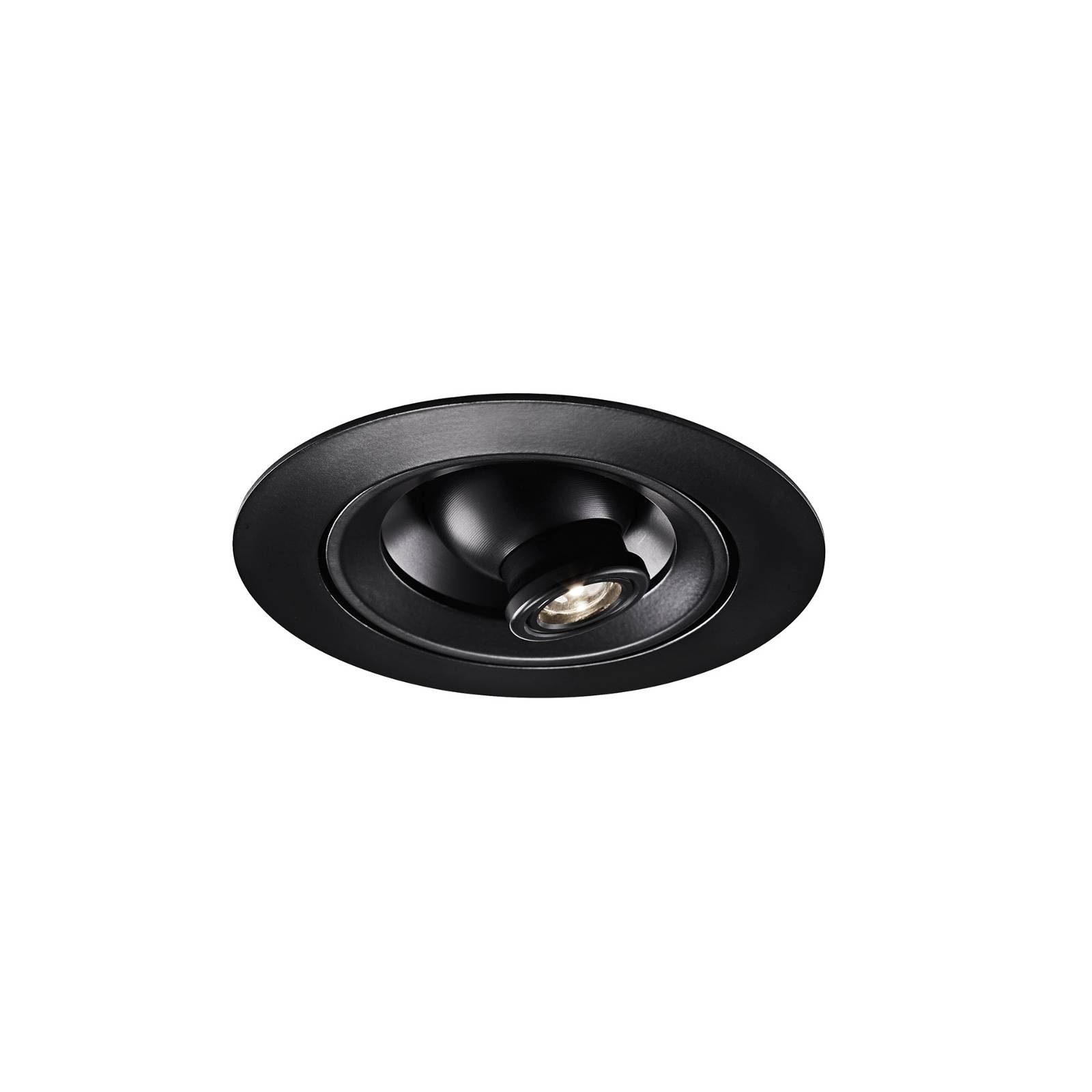 Egger DLS LED-Einbauspot Riga Zooom, rund, schwarz, 2700K Egger DLS LED-Einbauspot Riga Zooom, rund, schwarz, 2700K von Egger Licht