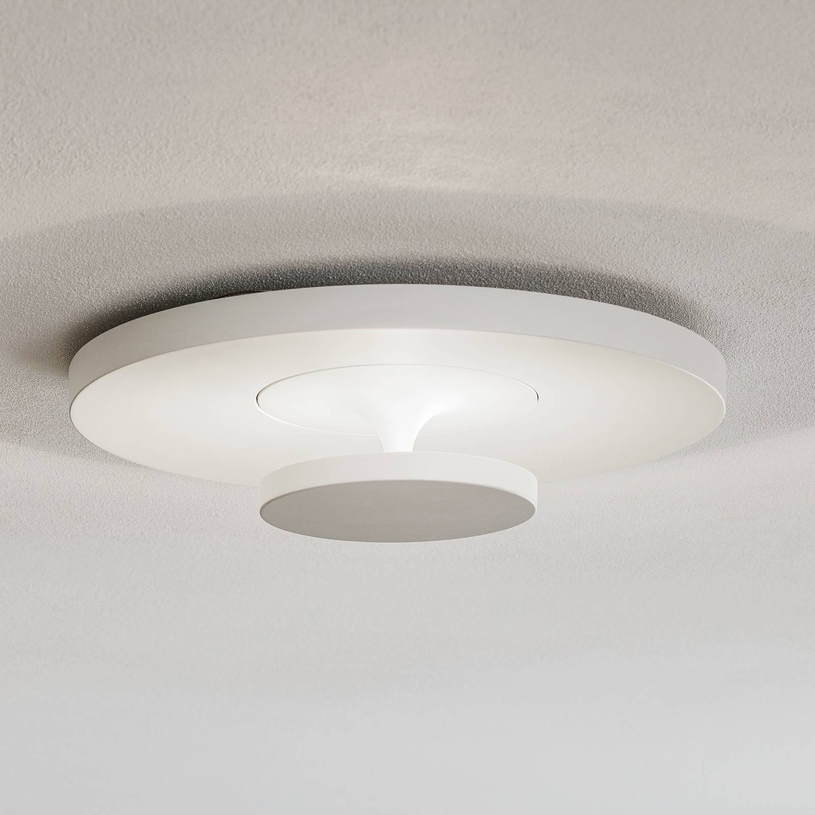 Egger DLS LED-Deckenleuchte Sunny, weiß, Ø 38 cm Egger DLS LED-Deckenleuchte Sunny, weiß, Ø 38 cm von Egger Licht