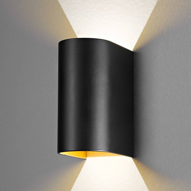 LED-Wandleuchte Feeling, schwarz-gold von Egger Licht