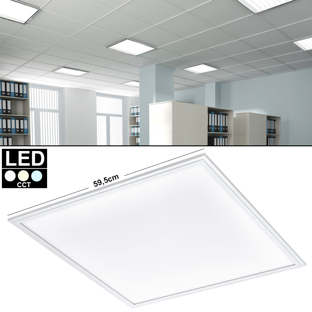 LED Auf-Einbau Panel, 4600 Lumen, warm-neutralweiß, L 59,5, cm, SALOBRENA-RW von Eglo