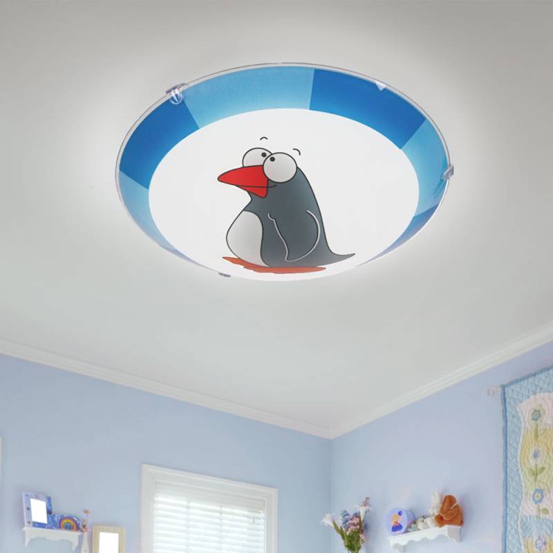 Wandleuchte Deckenlampe für Kinder mit einem Pinguin Motiv von Eglo