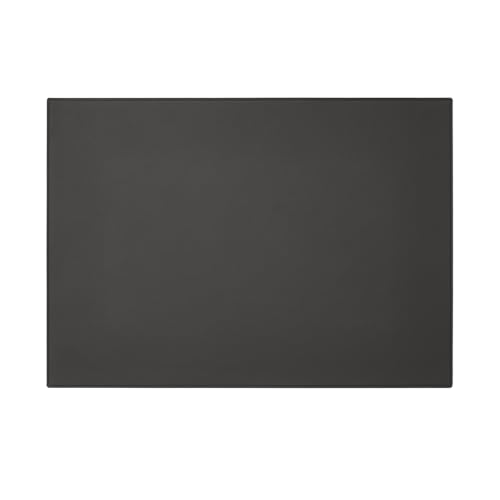Eglooh - Palladio - Schreibtischunterlage echtem Leder Anthrazit Grau cm 50x35 - Handwerkliche Nähte und rutschfester Boden - Made in Italy von Eglooh