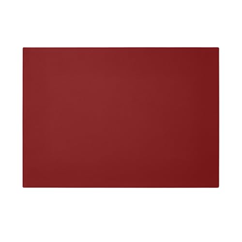 Eglooh - Palladio - Schreibtischunterlage echtem Leder Hellrot cm 70x50 - Handwerkliche Nähte und rutschfester Boden - Made in Italy von Eglooh