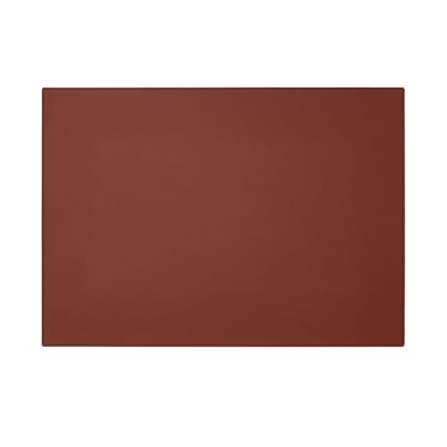 Eglooh - Palladio - Schreibtischunterlage echtem Leder Orange Braun cm 50x35 - Handwerkliche Nähte und rutschfester Boden - Made in Italy von Eglooh