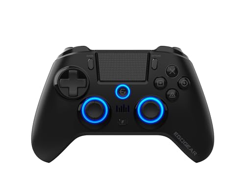 EgoGear - SC15 Wireless Bluetooth Controller Schwarz für PS4, PS3, PC von EgoGear