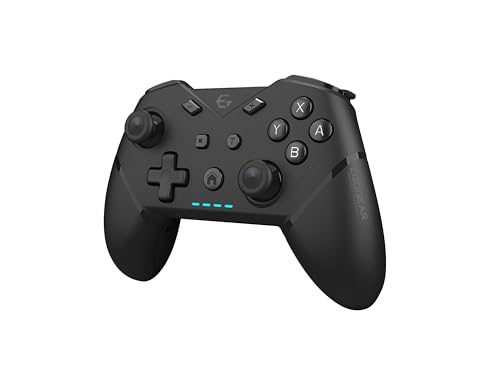 EgoGear - SC20 Wireless Bluetooth Controller Schwarz für Nintendo Switch, Switch OLED, PS3, PC von EgoGear