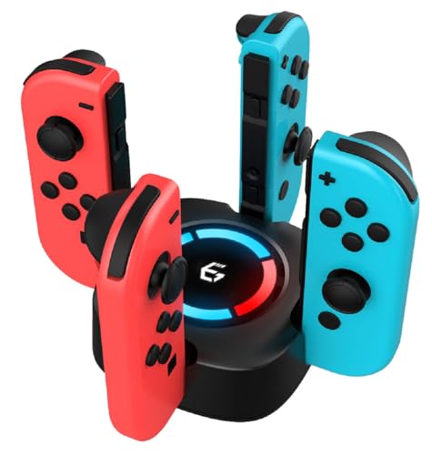 EgoGear - SCH25 Premium-Ladestation Schwarz für Nintendo Switch, Switch OLED Joy-Con-Controller EgoGear - SCH25 Premium-Ladestation Schwarz für Nintendo Switch, Switch OLED Joy-Con-Controller von EgoGear