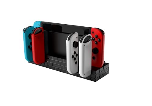 EgoGear - USB-Ladestation für Nintendo Switch - Geeignet für 4 Joy-Con + 8 Switch-Spielaufbewahrungen - LED-Ladeanzeige - Rutschfeste Unterlage EgoGear - USB-Ladestation für Nintendo Switch - Geeignet für 4 Joy-Con + 8 Switch-Spielaufbewahrungen - LED-Ladeanzeige - Rutschfeste Unterlage von EgoGear