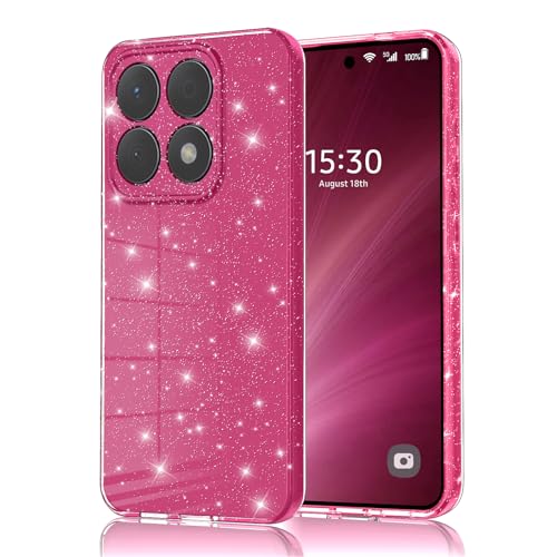 Eherui Handyhülle für Xiaomi 14T 5G Glitzer, Silikon TPU Anti-Fingerabdruck Hülle,Flexible Stoßfeste Schutz Case Dünn Kratzfest und Absturzsicherung Schutzhülle für Xiaomi 14T,Rose lila Eherui Handyhülle für Xiaomi 14T 5G Glitzer, Silikon TPU Anti-Fingerabdruck Hülle,Flexible Stoßfeste Schutz Case Dünn Kratzfest und Absturzsicherung Schutzhülle für Xiaomi 14T,Rose lila von Eherui