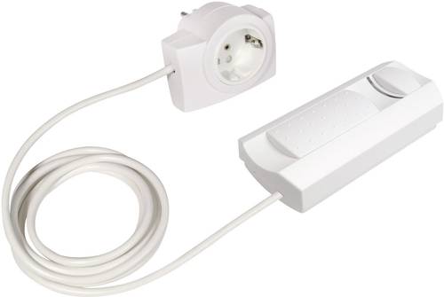 Ehmann 2660x0009 Schnurdimmer Geeignet für Leuchtmittel: Halogenlampe, Glühlampe Weiß von Ehmann