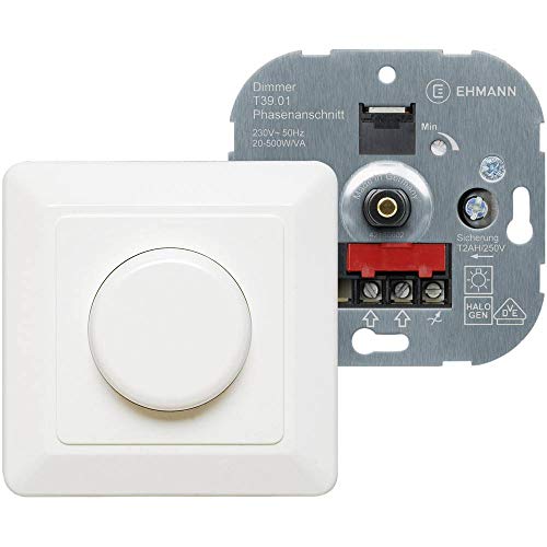 Ehmann 3960c0120 Unterputz Dimmer Geeignet für Leuchtmittel: Glühlampe, Halogenlampe Reinweiß Ehmann 3960c0120 Unterputz Dimmer Geeignet für Leuchtmittel: Glühlampe, Halogenlampe Reinweiß von Ehmann