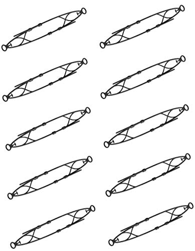 Ehmann Maskenhalter Comfort-Fix (10er Pack), zum angenehmen Tragen von Mund- und Nasenmasken (auch mit Brille oder Hörgerät), Farbe: anthrazit von Ehmann