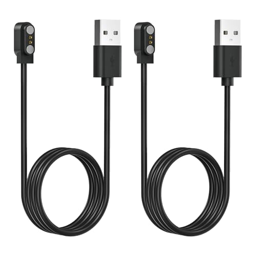 Eiaigky 2er-Pack universelles Smartwatch-Ladekabel, 2-poliges 2,84-mm-Magnet-Smartwatch-Ladegerät und 60 cm USB-A-Kabel, schnelles und sicheres Laden für Smartwatches, Kabel für Home-Office-Reisen Eiaigky 2er-Pack universelles Smartwatch-Ladekabel, 2-poliges 2,84-mm-Magnet-Smartwatch-Ladegerät und 60 cm USB-A-Kabel, schnelles und sicheres Laden für Smartwatches, Kabel für Home-Office-Reisen von Eiaigky