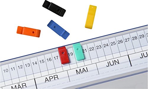 100 Signal-Aufstecker gelb für EICHNER Visimap/Personalhefter Typ2&3 von Eichner