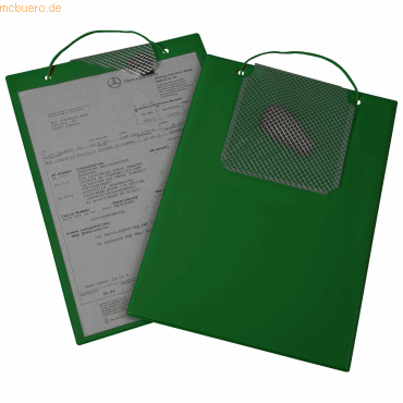 Eichner Auftragstasche Plus 9015-00319 A4 grün 10 Stück von Eichner