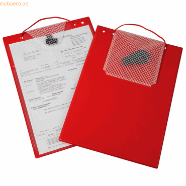 Eichner Auftragstasche Turbo 9015-00396 A4 rot 10 Stück von Eichner