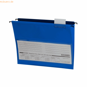 Eichner Hängemappe Platin Line 9039-10012 seitlich offen blau 10 Stück Eichner Hängemappe Platin Line 9039-10012 seitlich offen blau 10 Stück von Eichner