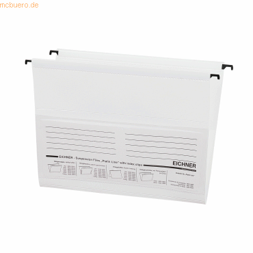 Eichner Hängemappe Platin Line 9039-10025 seitlich geschlossen weiß 10 Eichner Hängemappe Platin Line 9039-10025 seitlich geschlossen weiß 10 von Eichner