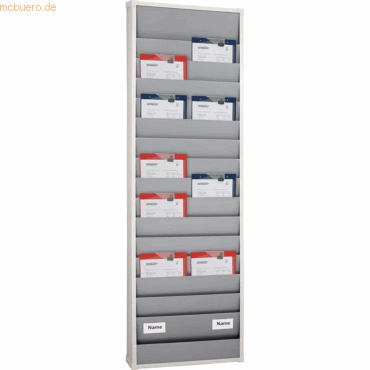 Eichner Planungstafel 9019-00878 1757x554x76mm 15 Fächer weiß von Eichner