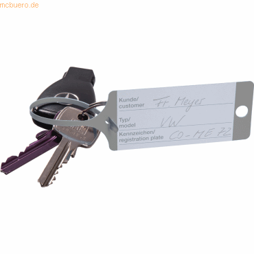 Eichner Schlüsselanhänger Fix 9208-00648 hgr 100 Stück von Eichner