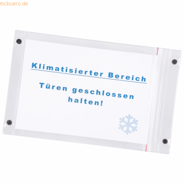Eichner Sichttasche Magnet 9218-03701 A4 transparent 5 Stück Eichner Sichttasche Magnet 9218-03701 A4 transparent 5 Stück von Eichner