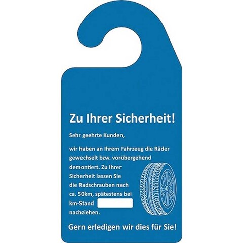 Eichner Spiegelanhã¤Nger "Kundendienst" Lichtecht 100 St. von Eichner