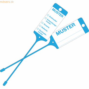 Eichner Warenanhänger 9219-00770 Muster blau 100 Stück Eichner Warenanhänger 9219-00770 Muster blau 100 Stück von Eichner