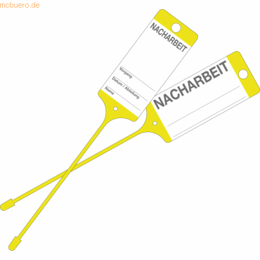 Eichner Warenanhänger 9219-00771 Nacharbeit gelb 100 Stück Eichner Warenanhänger 9219-00771 Nacharbeit gelb 100 Stück von Eichner