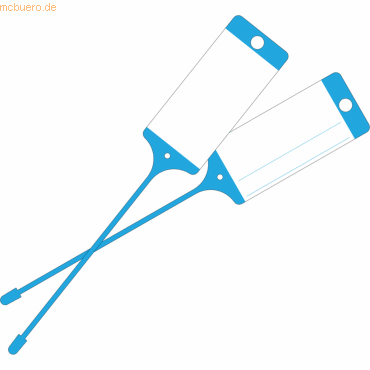 Eichner Warenanhänger 9219-00776 neutral blau 100 Stück Eichner Warenanhänger 9219-00776 neutral blau 100 Stück von Eichner