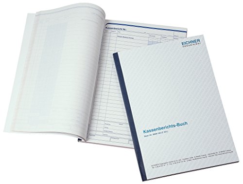 Kassenberichtsbuch in DIN A4 mit 100 Blatt von Eichner