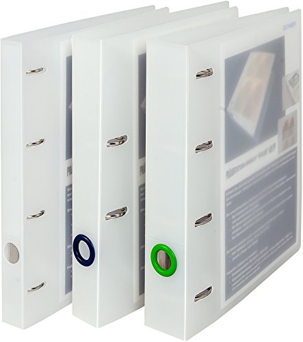 PP-Präsentationsringbuch mit 4-Ring-Combimechanik, 10 Stück, verschiedene Füllhöhen PP-Präsentationsringbuch mit 4-Ring-Combimechanik, 10 Stück, verschiedene Füllhöhen von Eichner