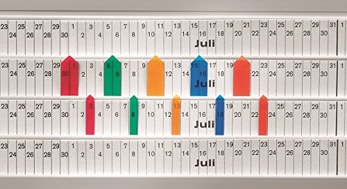 Planungssignale für Einstecktafel, breite Ausführung, VE: 50 Stück, verschiedene Farben von Eichner