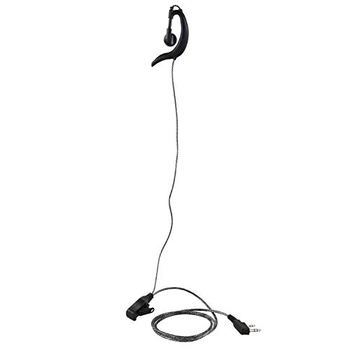Eighosee 2-polige Ohrhörer für Walkie-Talkie-Walkie-Kopfhörer, 2 Funkgeräte von Eighosee