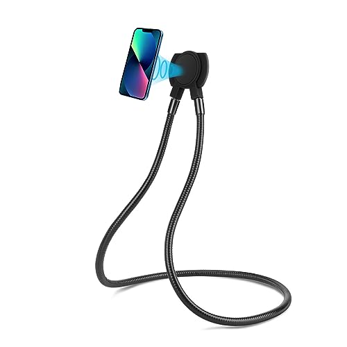 EightSpace Magnetischer Telefonhalter, Verstellbarer Hals Telefonhalter, Schwanenhals Handy Halter für Bett, Universal Handy Ständer Flexibler Tablet Ständer Halter für 4"-12.9" Gerät von EightSpace