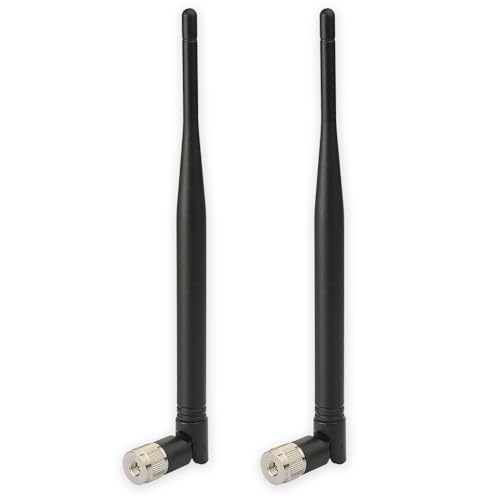 Eightwood 868 MHz Antenne Kipp-und-Schwenkbar SMA Stecker NFC RFID Antenne 2 Stücke für Homematic CCU3 CCU2 CC1101 Raspberry Pi GSM Wireless WiFi Ham Radio MEHRWEG von Eightwood