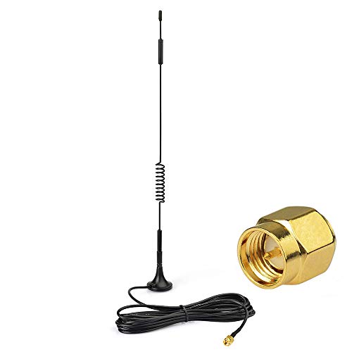Eightwood 868mhz Antenne 4G 7dbi SMA Stecker Signal Booster mit 3m RG174 Kabel für 4G LTE Wireless Homematic CCU2 CC1101 Netgear Netgear TP-Link Dlink Belkin Huawei MEHRWEG von Eightwood
