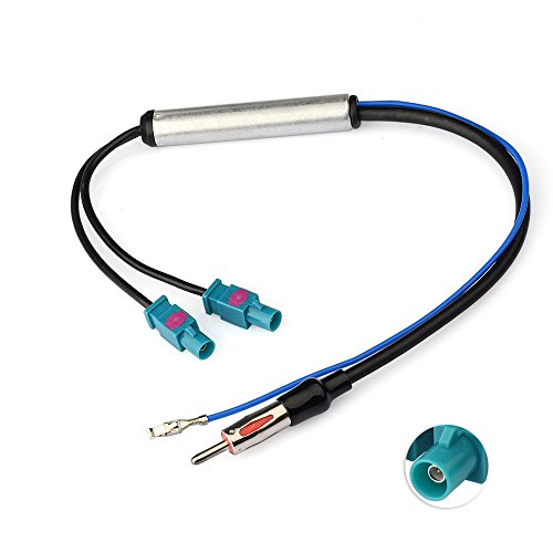 Eightwood AM/FM DAB Antenne Fakra Adapter DIN Stecker auf Dual Fakra Z Stecker DAB Splitter mit Amplifier Power Kabel 30cm für Ham Radio Blaupunkt Pioneer Clarion Alpine MEHRWEG Eightwood AM/FM DAB Antenne Fakra Adapter DIN Stecker auf Dual Fakra Z Stecker DAB Splitter mit Amplifier Power Kabel 30cm für Ham Radio Blaupunkt Pioneer Clarion Alpine MEHRWEG von Eightwood