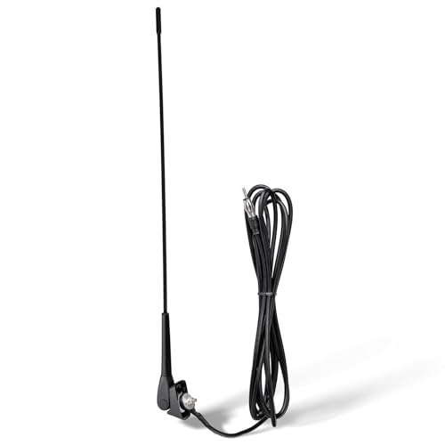 Eightwood Auto AM FM Radio Antenne Universelle Fahrzeugantenne 3 M Kabelanschluss Din Stecker Kompatibel mit Citroen Peugeot Renault Hyundai Nissan usw. Eightwood Auto AM FM Radio Antenne Universelle Fahrzeugantenne 3 M Kabelanschluss Din Stecker Kompatibel mit Citroen Peugeot Renault Hyundai Nissan usw. von Eightwood