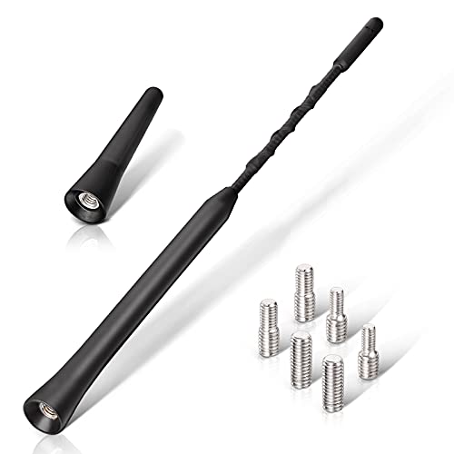 Eightwood Autoantenne Auto Antenne 6,5cm + 23cm Dachantenne Auto Mini Autoradio Antenne Kurz Ersatzantennenstab Autoantenne mit starker FM/AM/DAB Empfangsfunktion Eightwood Autoantenne Auto Antenne 6,5cm + 23cm Dachantenne Auto Mini Autoradio Antenne Kurz Ersatzantennenstab Autoantenne mit starker FM/AM/DAB Empfangsfunktion von Eightwood