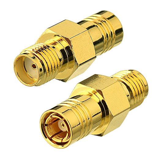 Eightwood DAB Antenne Adapter SMA Buchse auf SMB Stecker Adapter 2 St Kompatibel für DAB Autoantenne DAB Antenne AM/FM Radio Pionier Clarion Alpine CB Radio MEHRWEG von Eightwood