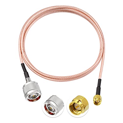 Eightwood SMA Kabel 100CM 4G LTE Antenneadapter N Kabel auf SMA RG316 für 4G LTE Antenne 4G DTV Industrieller 4G-Router WiFi Router Mobiler Hotspot Handy-Booster-System MEHRWEG von Eightwood