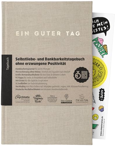 Ein guter Tag, Selbstliebe- und Dankbarkeitstagebuch. Nur 5-6 Minuten am Tag. Für Dankbarkeit, Achtsamkeit, Journaling, Tagebuch (Natur) von Ein guter Plan