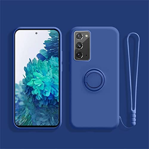 Einaily Hülle für Samsung Galaxy A71 Silikon Case, Galaxy A71 Handyhülle mit Ring Halter Ständer Kratzfeste Dünn Silikonhülle Kameraschutz Flexibel Bumper Case Schutzhülle für Samsung Galaxy A71 von Einaily