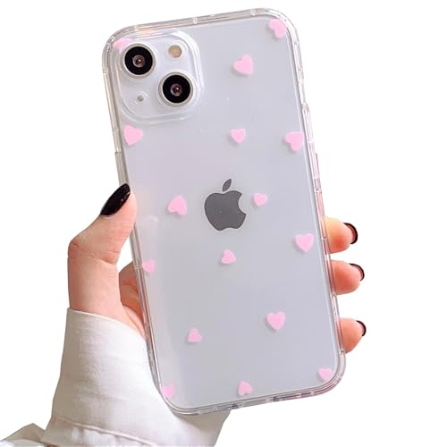 Einaily Hülle für iPhone 16 Case Crystal Clear Handyhülle für iPhone 16 Mode Chic Muster Ultra Dünn TPU Silikon Herz Bumper für iPhone 16 Stoßfest Kratzfest Schutzhülle für iPhone 16 Slim Case Cover Einaily Hülle für iPhone 16 Case Crystal Clear Handyhülle für iPhone 16 Mode Chic Muster Ultra Dünn TPU Silikon Herz Bumper für iPhone 16 Stoßfest Kratzfest Schutzhülle für iPhone 16 Slim Case Cover von Einaily