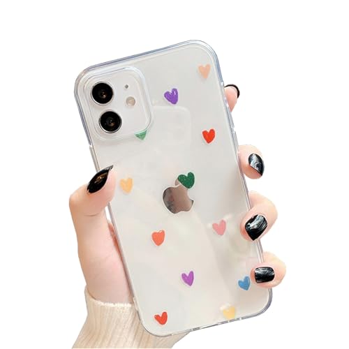 Einaily Hülle für iPhone 16 Plus Case Crystal Clear Handyhülle für iPhone 16 Plus Mode Chic Muster Ultra Dünn TPU Silikon Herz Bumper Stoßfest Kratzfest Schutzhülle für iPhone 16 Plus Slim Cover Einaily Hülle für iPhone 16 Plus Case Crystal Clear Handyhülle für iPhone 16 Plus Mode Chic Muster Ultra Dünn TPU Silikon Herz Bumper Stoßfest Kratzfest Schutzhülle für iPhone 16 Plus Slim Cover von Einaily